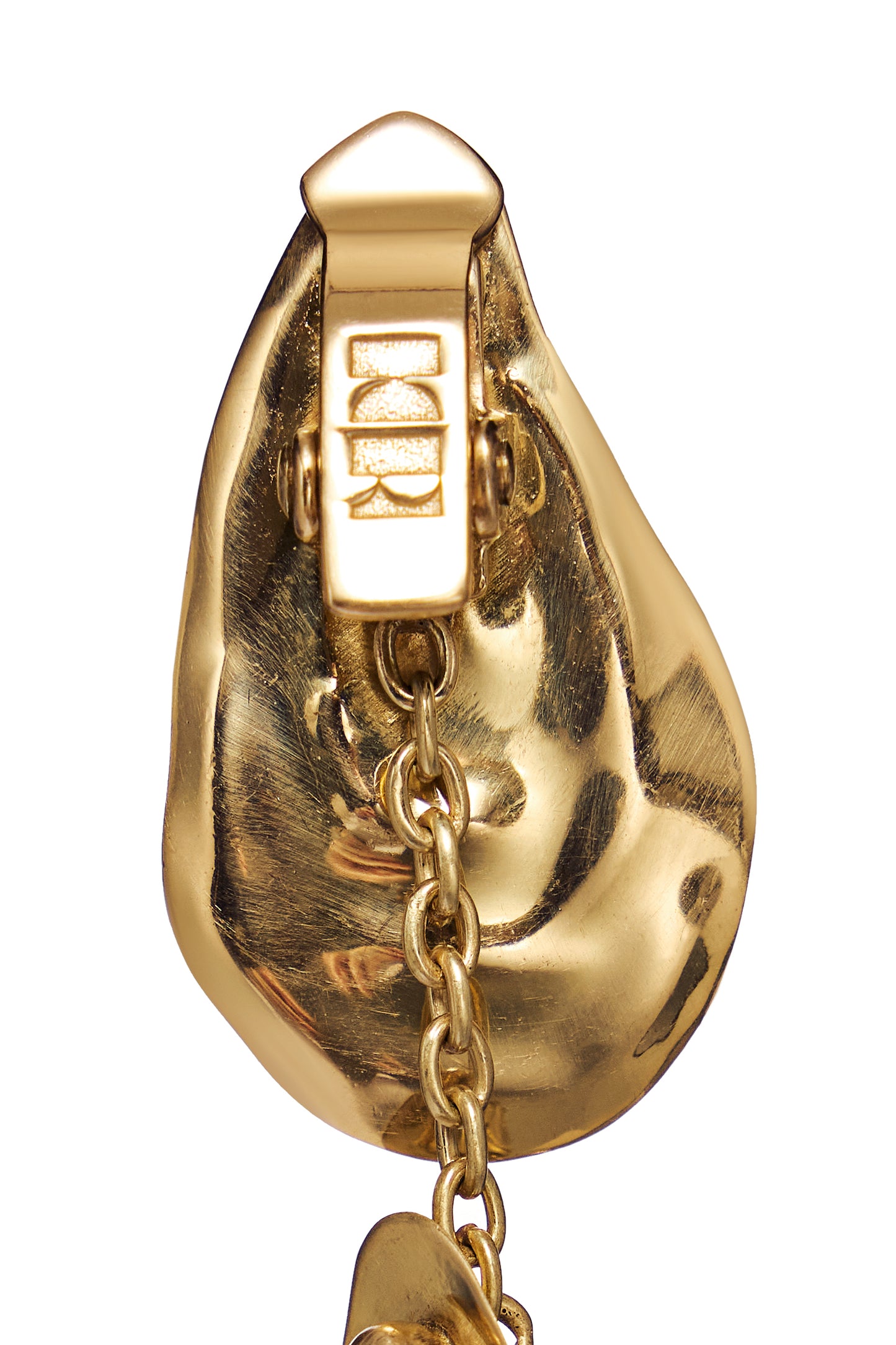 HANDMADE METAL EARRINGS GOLD
