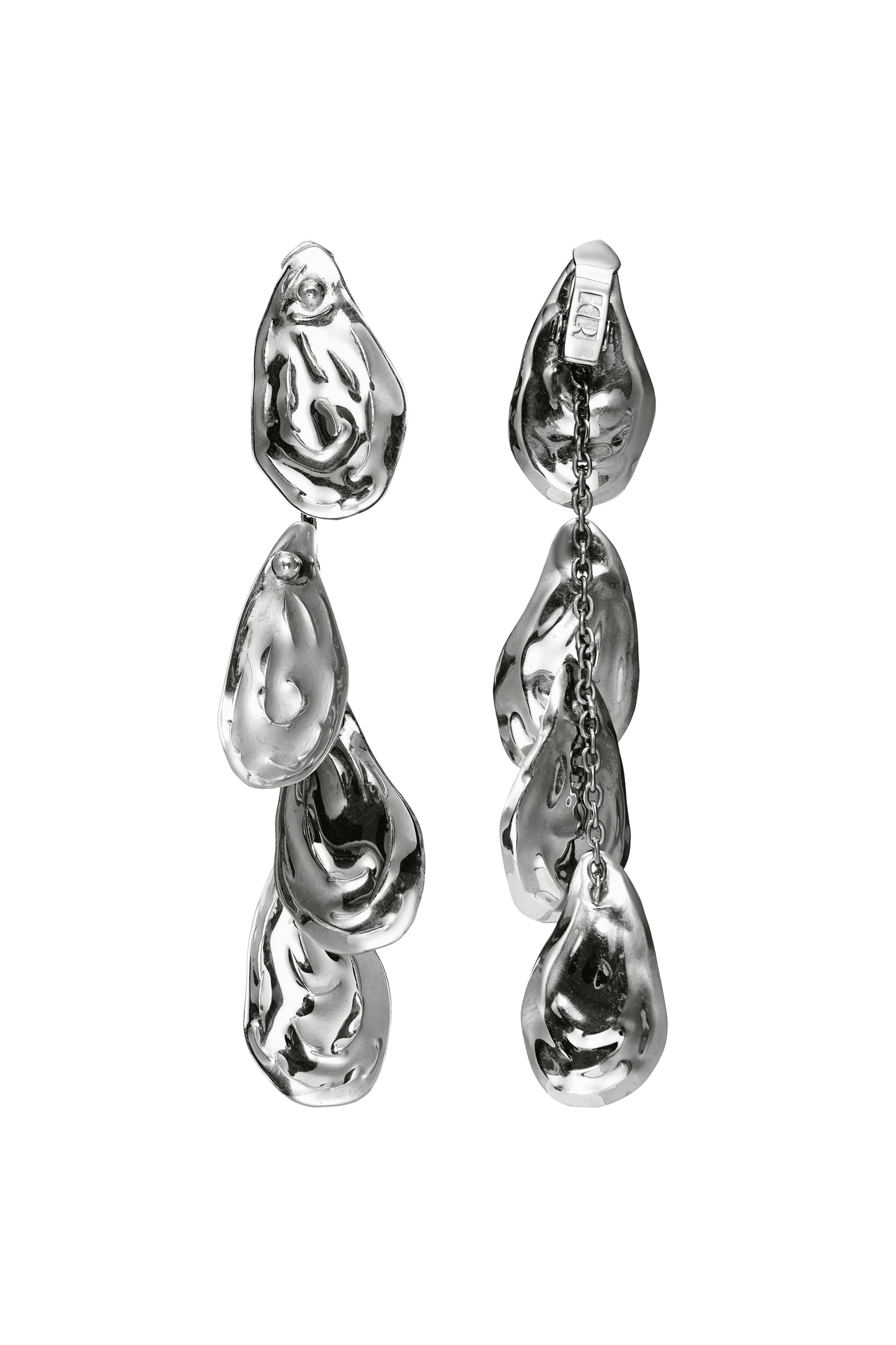 HANDMADE METAL EARRINGS SILVER