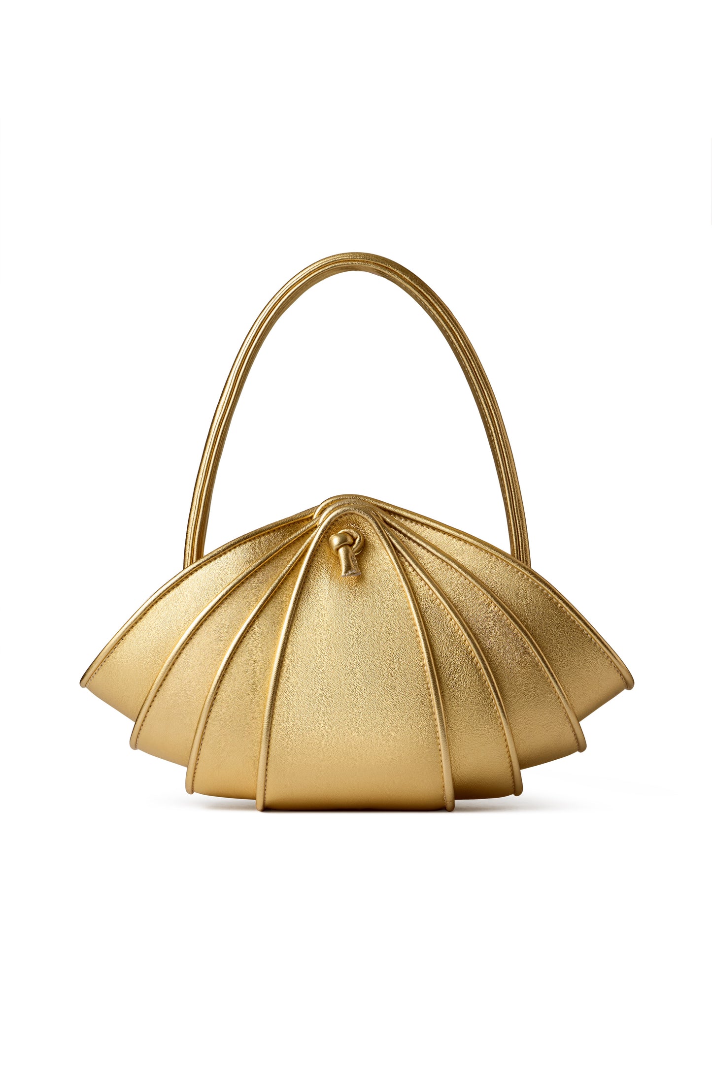 BAG MINI SHRIMP COUTURE LEATHER GOLD