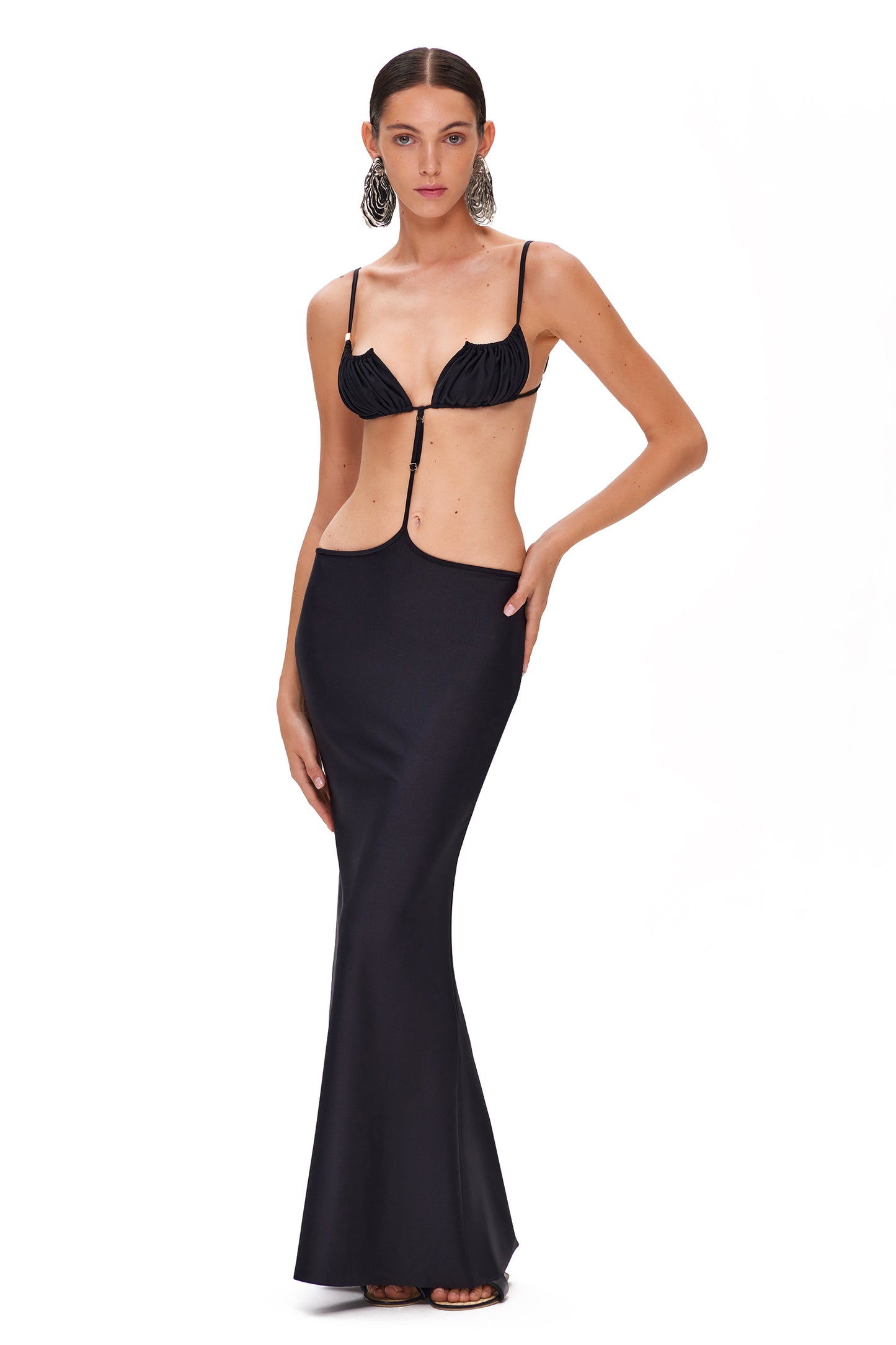 LYCRA LOW RISE DRESS BLACK