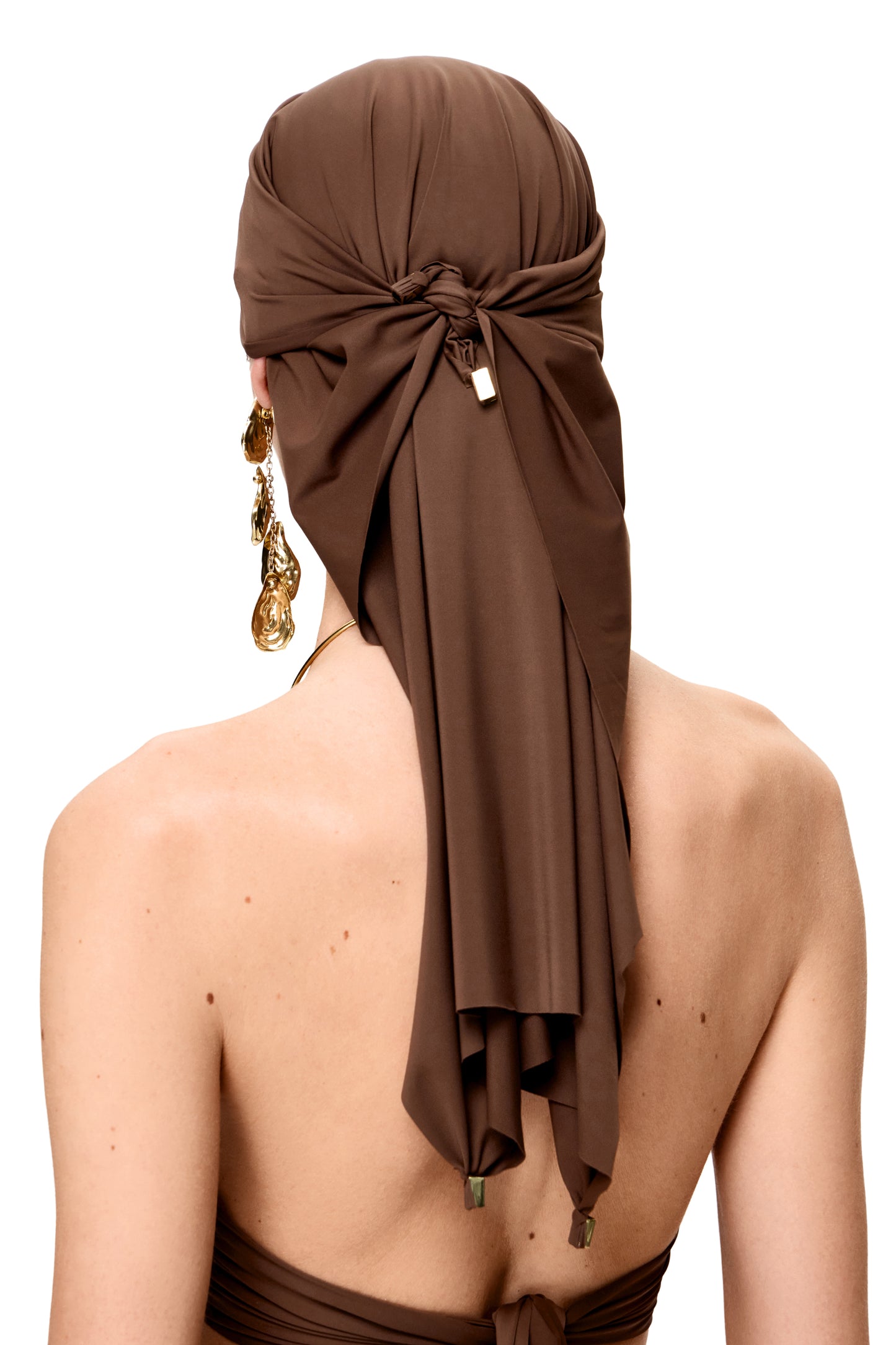 JERSEY HEADSCARF CHOCOLATE