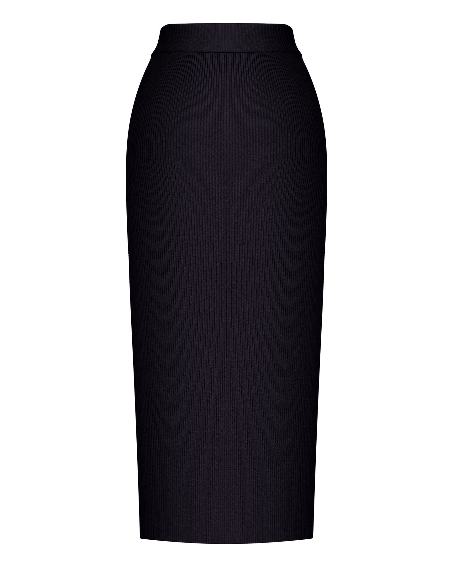 KNIT SKIRT WITH A SIDE SLIT