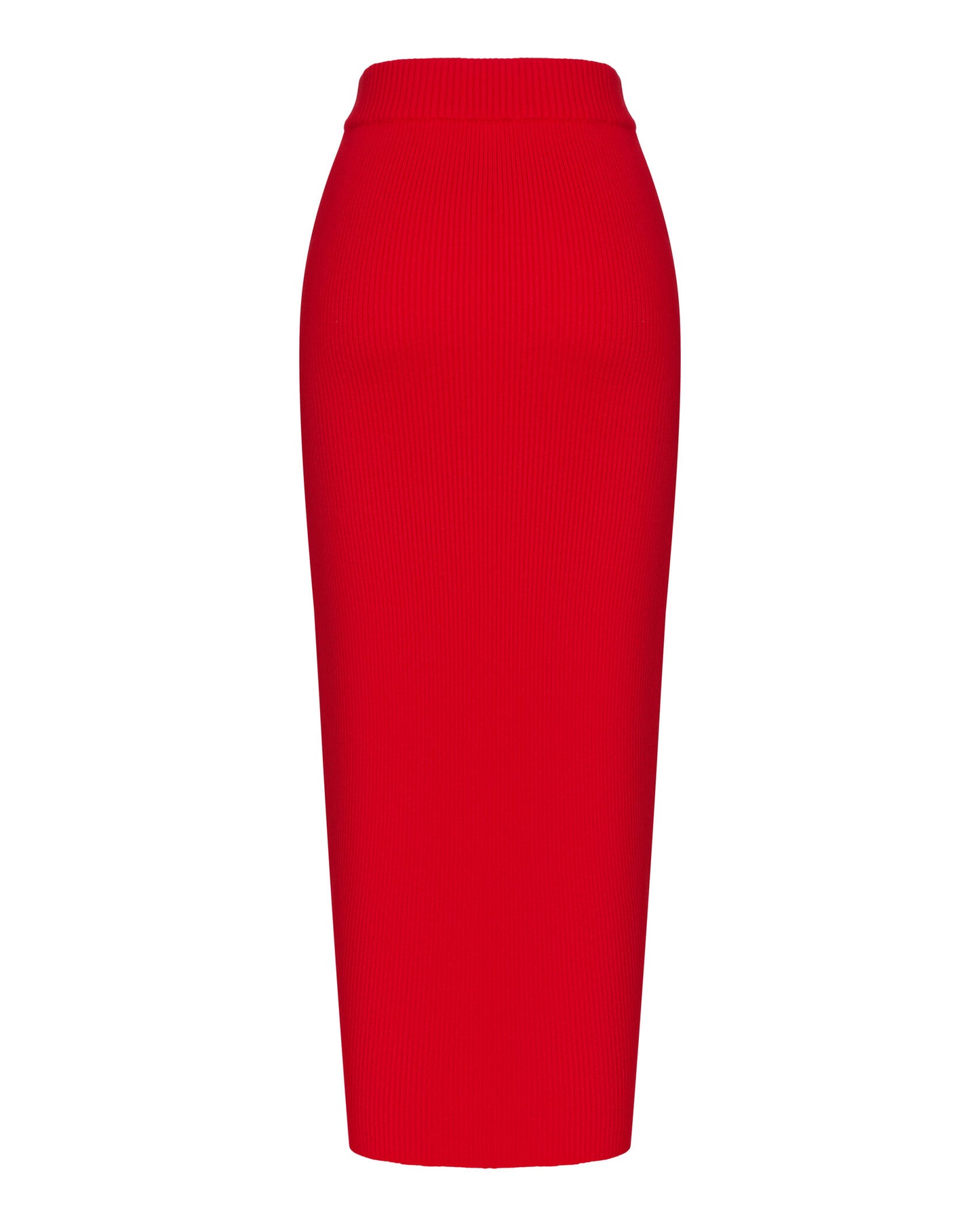 KNIT SKIRT WITH A SIDE SLIT