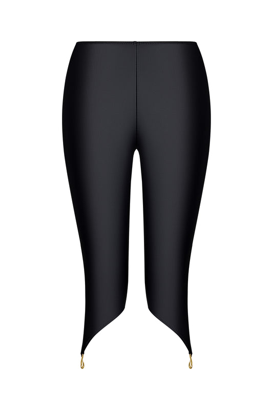 LYCRA CAPRI LEGGINGS COLOR BLACK