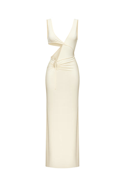 PRE-ORDER JERSEY COUTURE MAXI DRESS WITH DETACHABLE TOP COLOR MILK