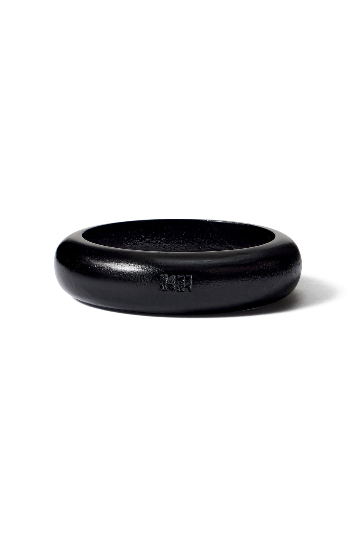 HANDMADE SMALL WOODEN BRACELET KR LOGO BLACK