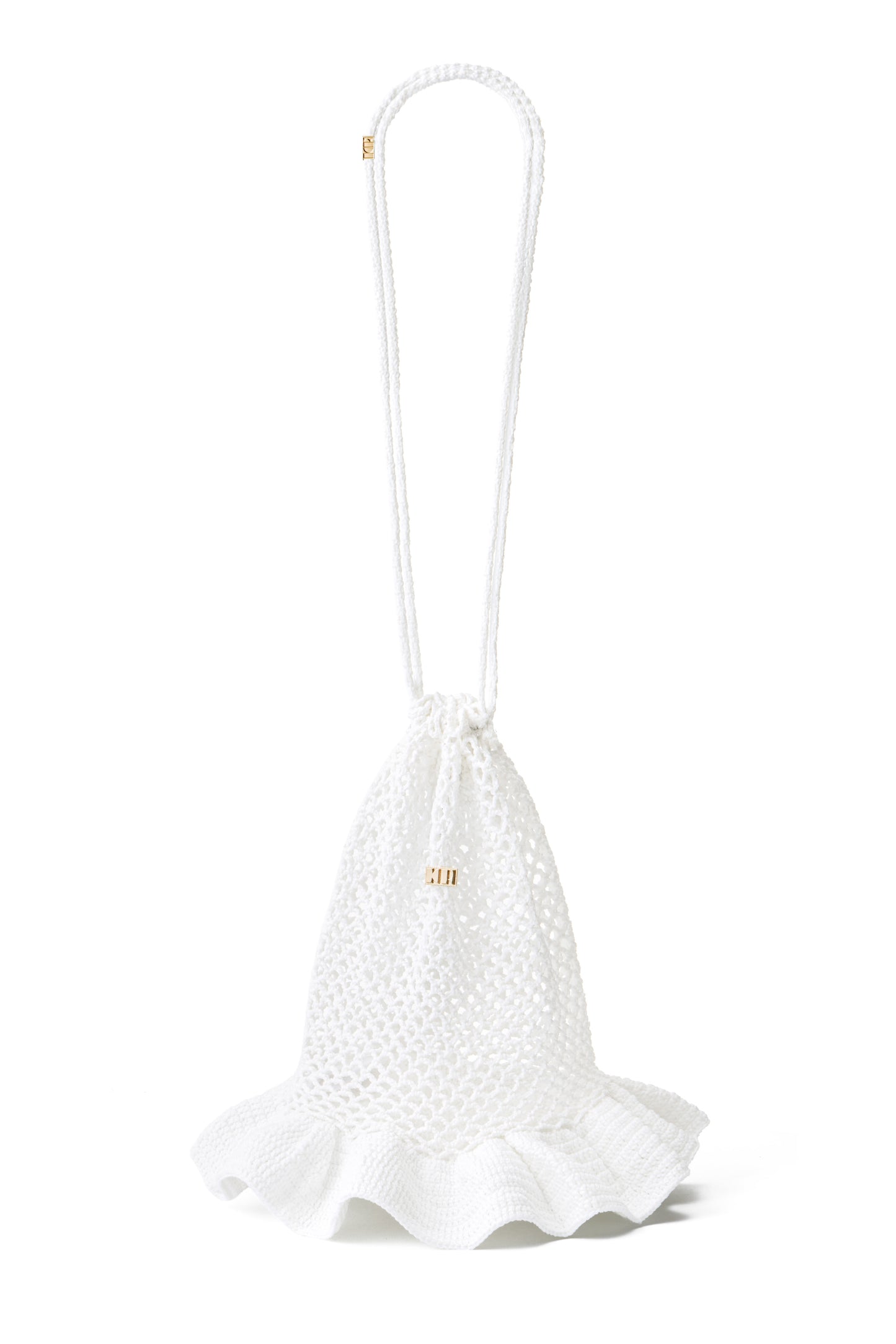 PRE-ORDER KNITTED JELLYFISH MESH BAG COLOR WHITE