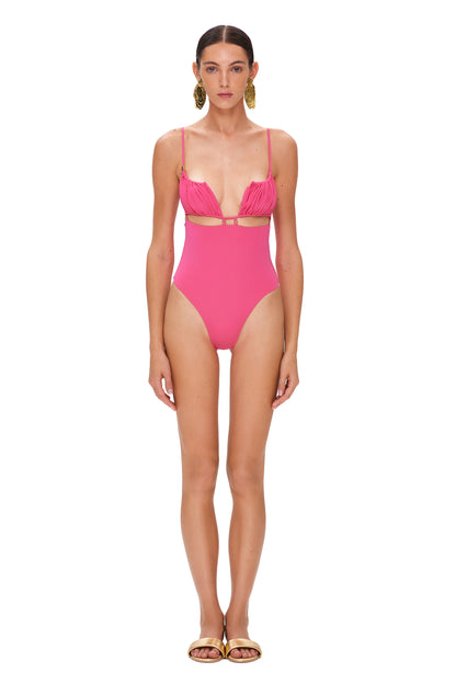 LYCRA ONE PIECE SWIMSUIT WITH SHELL BRA