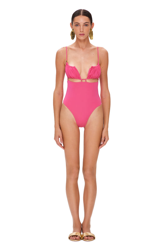LYCRA ONE PIECE SWIMSUIT WITH SHELL BRA