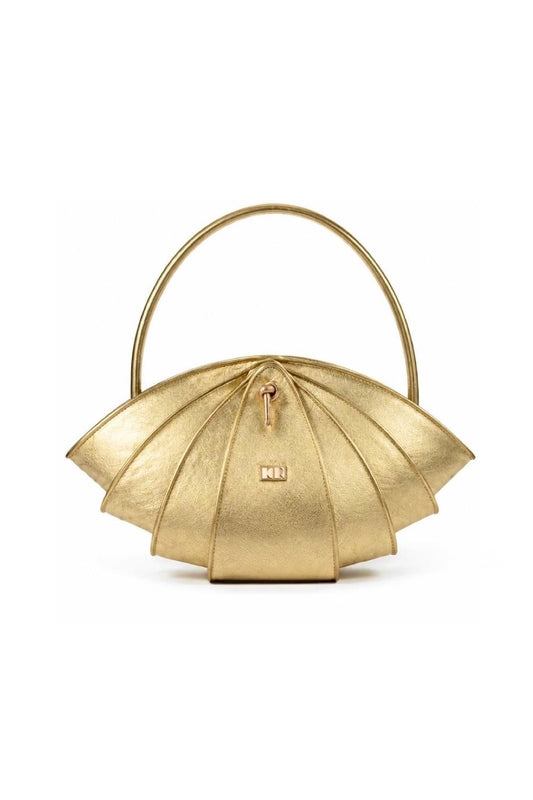 BAG MINI SHRIMP COUTURE LEATHER GOLD