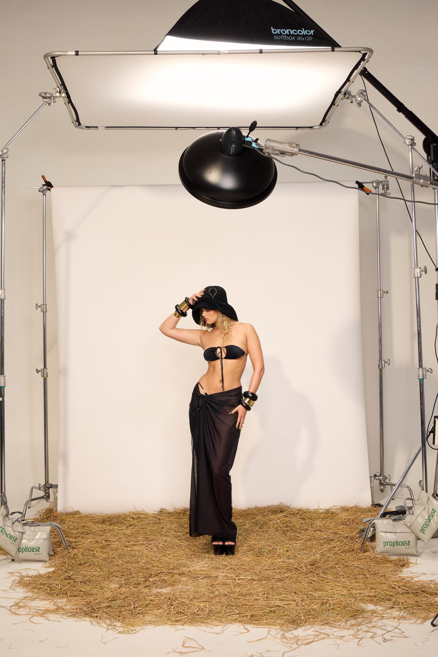 COTTON SKIRT-SARONG COLOR BLACK