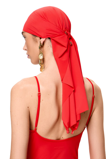 JERSEY HEADSCARF COLOR RED