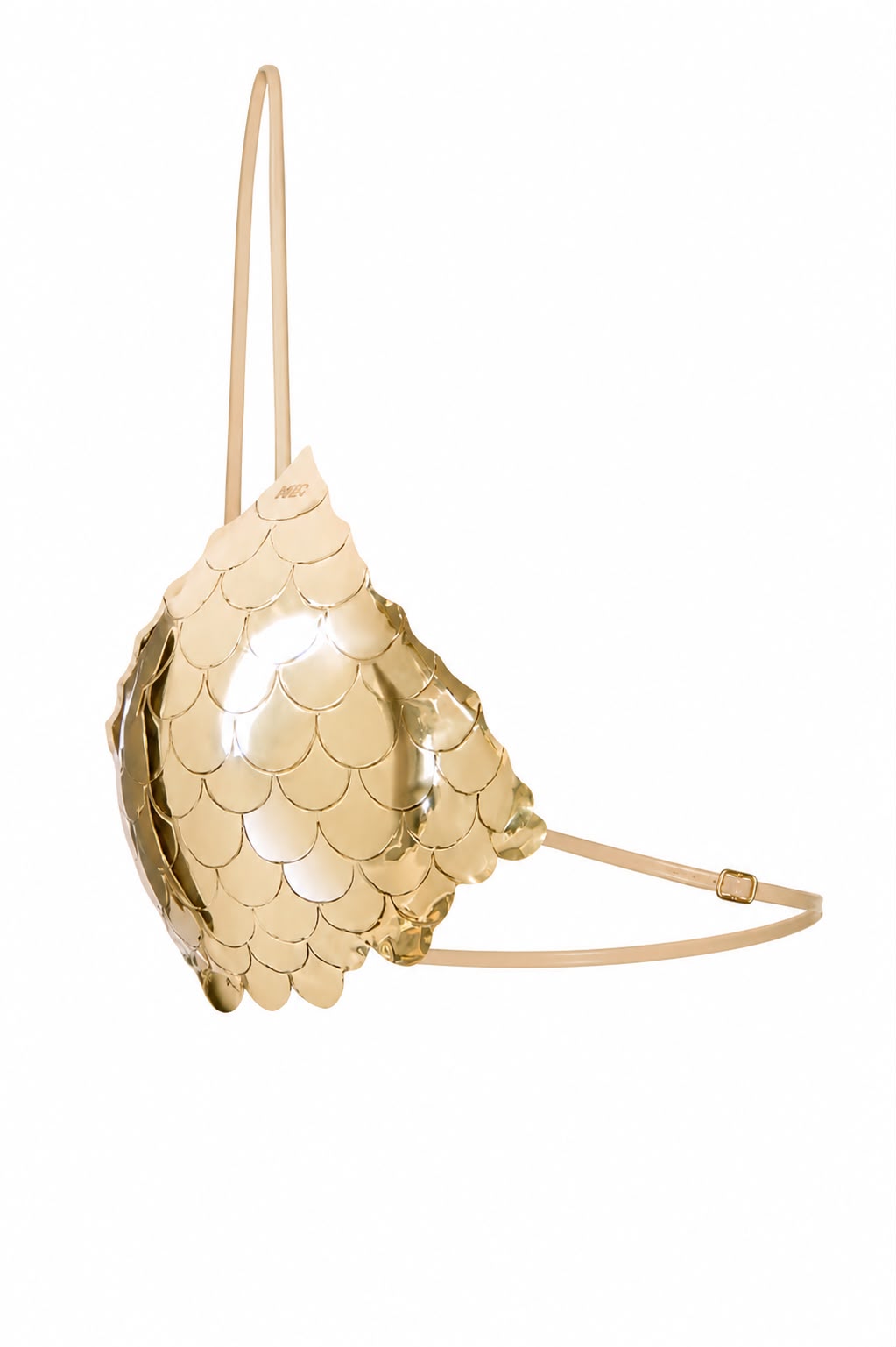 SINGLE COUTURE METAL HANDCRAFTED BRA COLOR GOLD/CHAMPAGNE